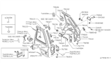 Diagram for Nissan Sentra Fuel Door Release Cable - 78826-01L01