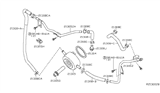 Diagram for Nissan Pathfinder Cooling Hose - 21306-EA200