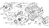 Diagram for Nissan Water Pump Pulley - 21051-EA200