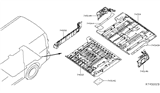 Diagram for Nissan NV Floor Pan - 74512-1PA0A