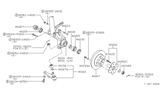 Diagram for Nissan Sentra Wheel Stud - 40222-M7101