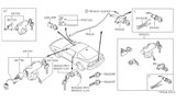 Diagram for Nissan 240SX Ignition Lock Assembly - 48700-40F25