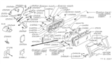 Diagram for Nissan Hardbody Pickup (D21U) Instrument Cluster - 24820-75P00