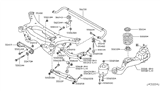 Diagram for Nissan Coil Spring Insulator - 55034-EN101