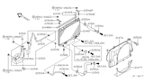 Diagram for Nissan Fan Shroud - 21477-0W000