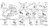 Diagram for Nissan TPMS Sensor - 40700-1AA0B