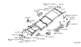 Diagram for Nissan Xterra Exhaust Heat Shield - 74762-EA000