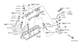 Diagram for Nissan Sentra Fuel Injector O-Ring - 16618-FU460