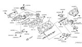 Diagram for Nissan Xterra Exhaust Manifold Gasket - 14036-EA200