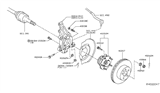Diagram for Nissan Pathfinder Wheel Bearing - 40202-3JA1A