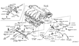 Diagram for Nissan Fuel Line Clamps - 16439-42L0A