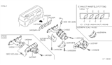 Diagram for Nissan Xterra Exhaust Manifold Gasket - 14036-2B500