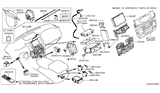 Diagram for Nissan Car Batteries - 28599-1LA0A