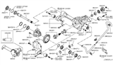 Diagram for Nissan Differential Cover - 38351-EA00A