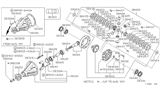 Diagram for Nissan Axxess Pinion Bearing - 38140-61000