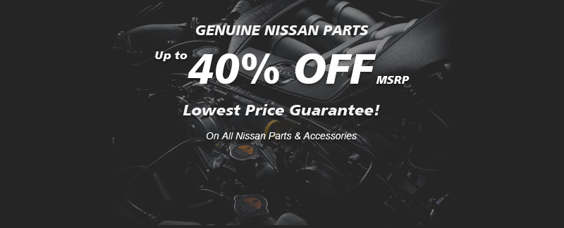 Genuine Nissan Versa parts, Guaranteed low prices