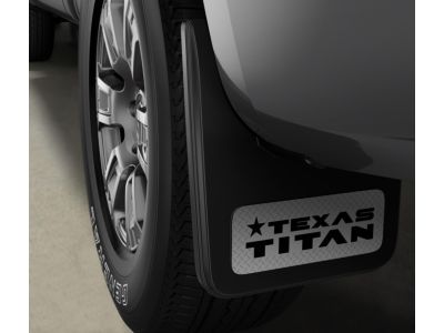 Nissan Mud Flap Front Kit - Texas Titan 999J2-W80D5