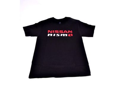 Nissan Double Stack Logo Tee Black-S 999MC-BDS0S