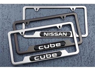 Nissan License Plate Frame (Ss Finish With Leaf Logo) 999MB-8X000