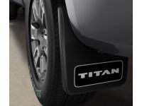 Nissan Titan Mud Flap Front Kit - 999J2-W80D7