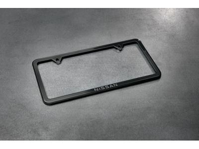 Nissan License Plate Frame - Slimline Black Pearl Finish (Nissan Logo) T99M7-6TA0B