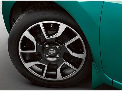 Nissan 16-inch 5-spoke aluminum-alloy wheel with dark pockets 999W1-4Z000