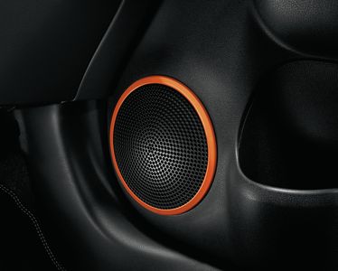 Nissan Speaker Rings Carbon Fiber Look (4-piece set) 999G3-44105