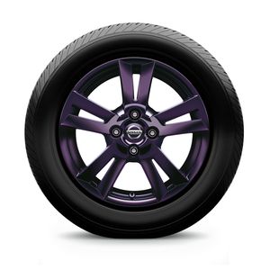 Nissan 15 Alloy Wheel (Full Black Purple with Center Caps) T99W1-9MD0C