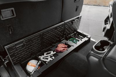 Nissan Rear Underseat Cargo Organizer - King Cab, Lockable 999C2-W3101