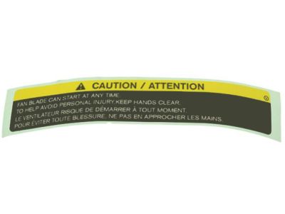 Nissan 99053-JA20A Label-Oil Caution