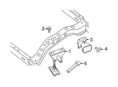 2020 Nissan NV Spare Tire Carrier Diagram