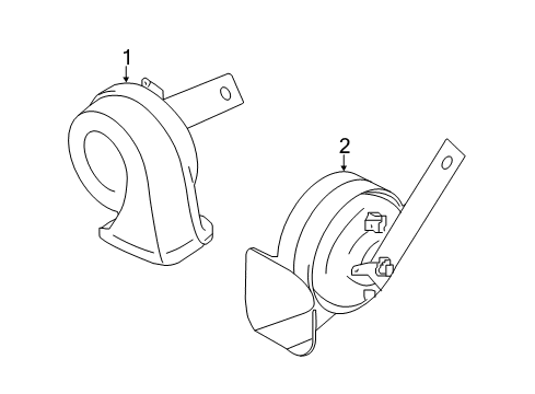 2020 Nissan Rogue Horn Diagram