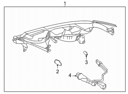 2022 Nissan Versa Headlamp Components Diagram 2