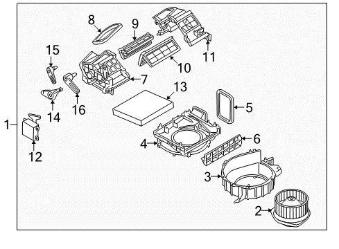 2021 Nissan GT-R Blower Motor & Fan Diagram