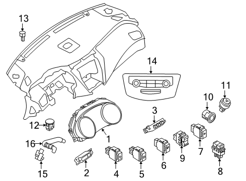 2021 Nissan Murano Headlamps Diagram 2