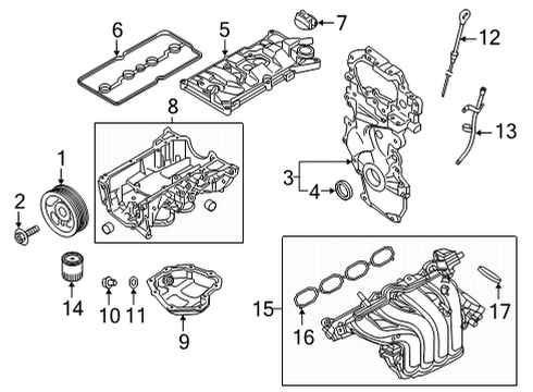Chamber Assy-Throttle Diagram for 16119-6LB0A