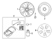 Diagram for Nissan Sentra Lug Nuts - 40224-6LW0A