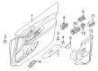 Diagram for Nissan Murano Rear Passenger Door Handle Latch - 82500-5AA0F