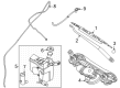 Diagram for 2022 Nissan Versa Windshield Washer Nozzle - 28933-5EF0A