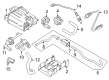 Diagram for 2020 Nissan Sentra Knock Sensor - 22060-5TA0A