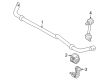 Diagram for 2021 Nissan Rogue Sway Bar Bracket - 56233-6RS0A