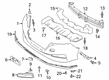 Diagram for 2021 Nissan Leaf Bumper - 62022-5SF4H