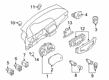 Diagram for Nissan Kicks A/C Switch - 27500-5R00A