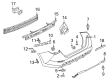 Diagram for 2021 Nissan Sentra Bumper - 85022-6LB4J