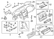 Diagram for 2022 Nissan Armada Instrument Cluster - 68240-6JF0B
