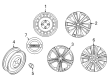 Diagram for 2021 Nissan Sentra Spare Wheel - 40300-6LB9A