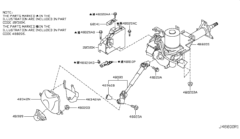 Nissan B8500-JM00C Control Assembly-Power Steering