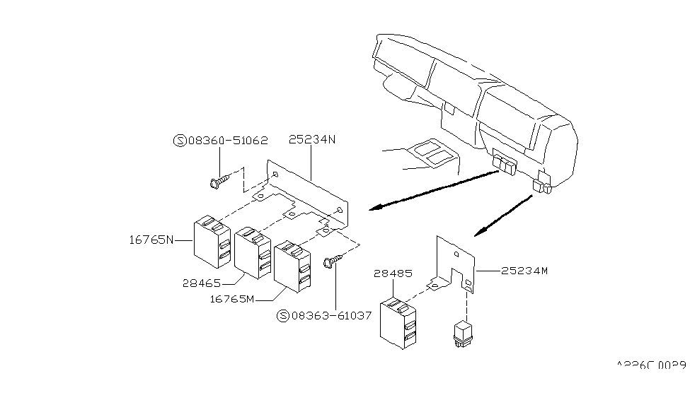 Nissan 22605-17C00 Unit Assembly-Control