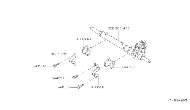 1999 Nissan Quest Steering Gear Mounting Diagram