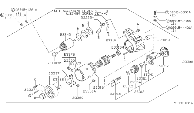 1985 Nissan Sentra Starter Motor Diagram 1